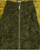 Boy’s mustard fleece romper with monster hood Boy’s mustard fleece romper with monster hood