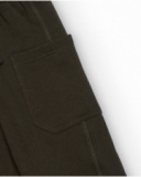 Fleece trousers for boy in brown with cargo pockets Fleece trousers for boy in brown with cargo pockets