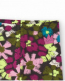 Girls' brown leggings with multicolour floral print Girls' brown leggings with multicolour floral print