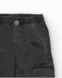Boy’s cargo pants in dark grey with side pockets Boy’s cargo pants in dark grey with side pockets
