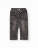 Denim trousers for boys with washed effect Denim trousers for boys with washed effect