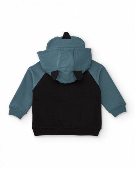 Hoodie with decorative ears for boys