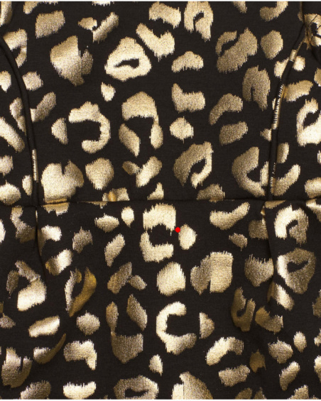 Girl’s dress with gold animal print Girl’s dress with gold animal print