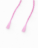 Hair clips for girls with pink braid and multicolored glitter crown Hair clips for girls with pink braid and multicolored glitter crown