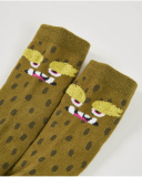 Boys' sock set with camouflage print and monster design. Boys' sock set with camouflage print and monster design.