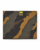 Tubular neck warmer for boy with camouflage print and monster embroidery. Tubular neck warmer for boy with camouflage print and monster embroidery.