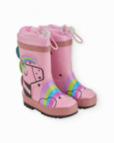Girls’ pink rain boots with unicorn design Girls’ pink rain boots with unicorn design