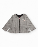 Four-piece baby girl set with panda design, including jackets, t-shirt, and soft cotton pants. Four-piece baby girl set with panda design, including jackets, t-shirt, and soft cotton pants.
