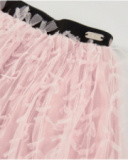 Girls’ pink tulle skirt with embroidery and elastic waistband Girls’ pink tulle skirt with embroidery and elastic waistband