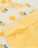 Knitted newborn set with side closure