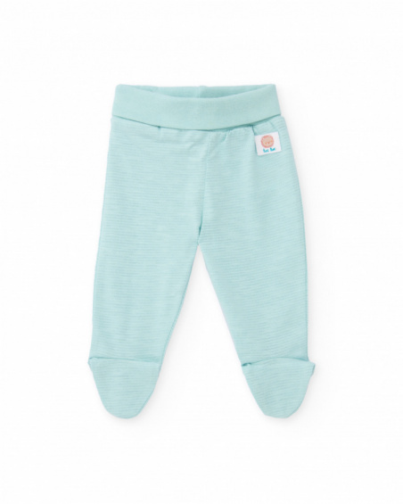 Knitted newborn set with side opening