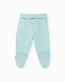 Knitted newborn set with side opening