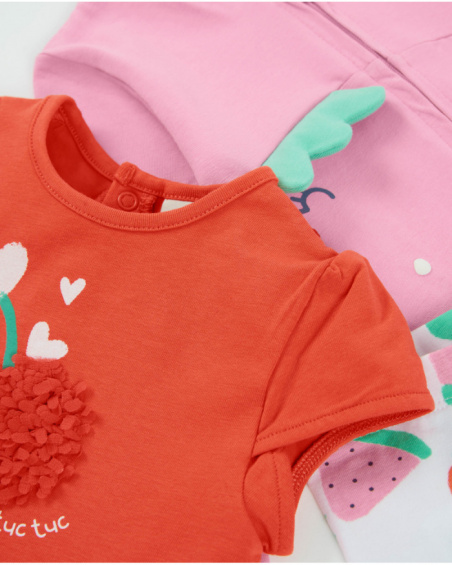 Three-piece knitted newborn set