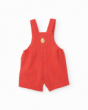 Knitted newborn set with fruit front pocket