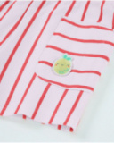 Knitted newborn set with embroidered patch