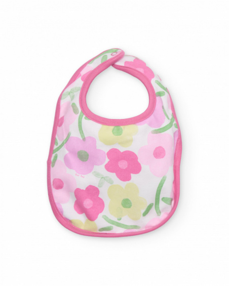 Newborn knitted bib pack with back closure