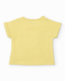 Knitted newborn set with shoulder fastening