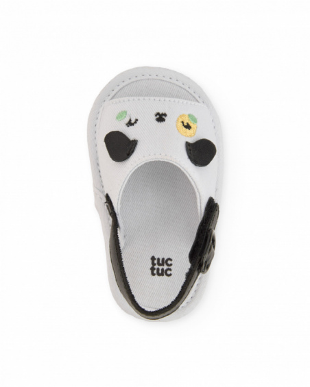 Newborn woven sandals with front details