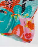 Girls’ woven strappy top