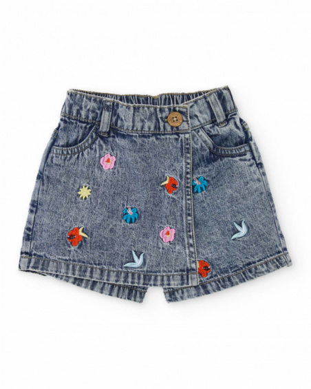 Girls’ denim shorts