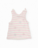 Girls’ knitted T-shirt with embroidered details