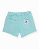 Girls’ denim shorts with embroidery