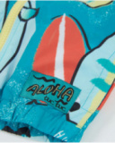 Boys’ woven jacket with surfboard print