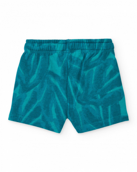 Boys’ knitted bermuda shorts with side pockets