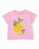 Girls’ knitted set with floral design