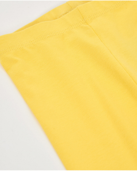 Girls’ knitted leggings with elasticated waist