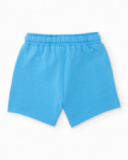 Boys’ knitted bermuda shorts with front pockets