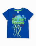 Boys’ knitted T-shirt with jellyfish design