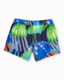 Boys’ woven quick-drying swim shorts