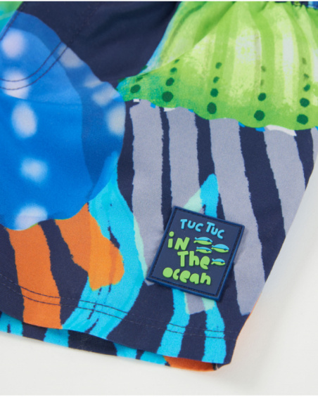 Boys’ woven quick-drying swim shorts