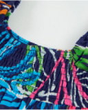 Girls’ woven dress with elasticated smocking