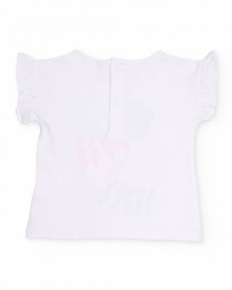 Girls’ knitted set with jellyfish print