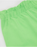 Girls’ knitted shorts with gathered elasticated waistband