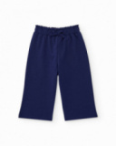 Girls’ knitted culotte-style trousers