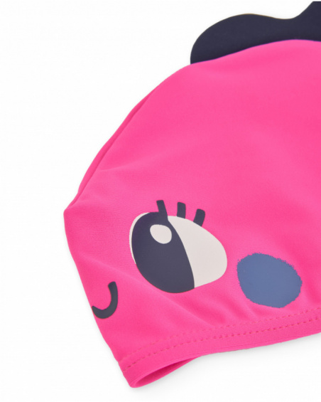 Girls’ knitted swim cap with elastic