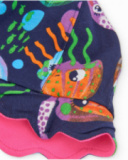 Girls’ knitted hat with reversible design