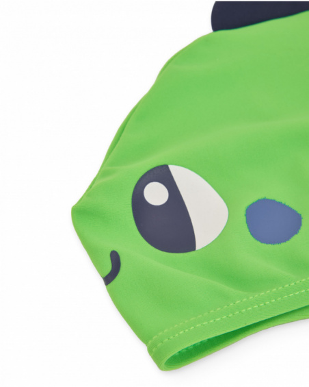 Boys’ knitted swim cap with decorative fin