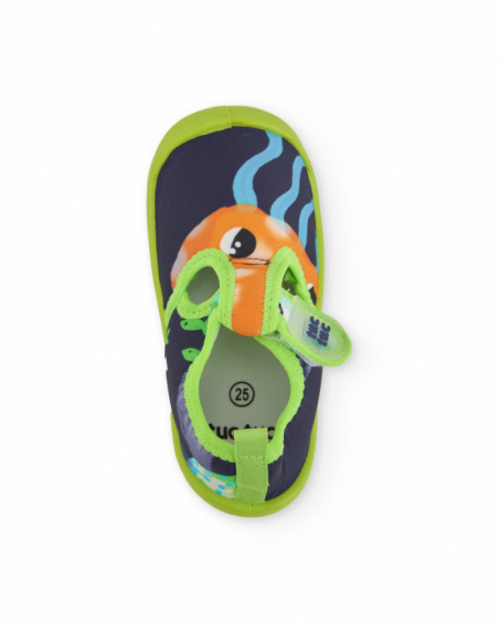 Boys’ knitted water shoes with non-slip sole