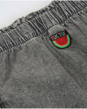 Girls’ woven denim skirt with pockets