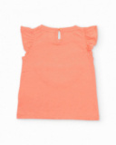 Girls’ knitted T-shirt with shiny details