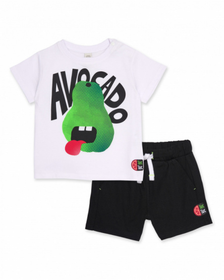 Boys’ knitted set with large front print