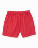 Boys’ woven bermuda shorts with cargo pockets