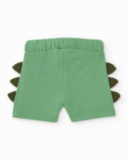 Boys’ knitted bermuda shorts with raised details