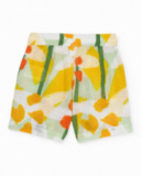 Boys’ woven bermuda shorts in lightweight fabric