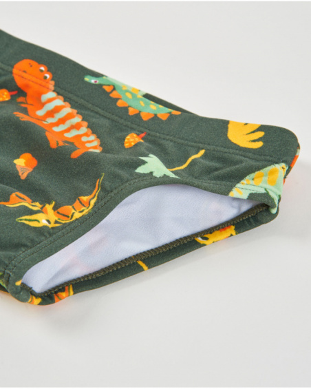 Boys’ knit swim shorts with stretchy fabric