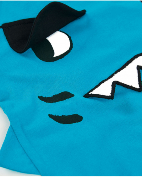 Boys’ knit T-shirt with side fins